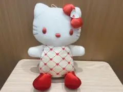 【レトロ・希少】ハローキティ ハートリボンぬいぐるみ 約30cm／サンリオ