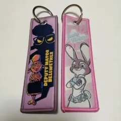 ディズニー　ズートピア　フライトタグ ジュディ、ベルウェザー