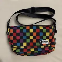 【値下げ】YAKPAK カラフルチェックショルダーバッグのサムネイル
