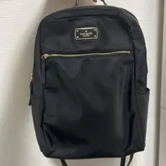kate spade 黒 ナイロンリュック