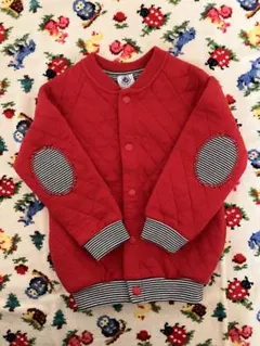 PETIT BATEAU 赤いキルティングアウター 24m 86cm