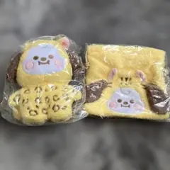 BT21_CHIMMY ぬいぐるみ S 巾着キャットベンガル2点セット