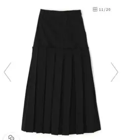 AULA AILA/アウラアイラ/別注ボックスプリーツスカート新品タグ付き