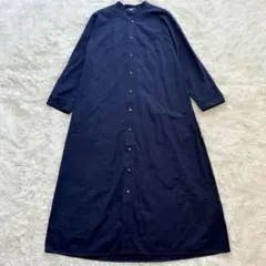 TICCA✨ティッカ テントシャツワンピース ロング バンドカラー カーキ