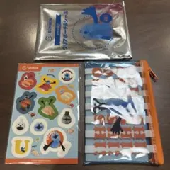 【即日発送】スンスン スシロー　コラボ ポーチ 新品未使用　オレンジ