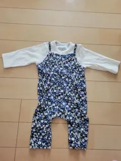 ベビー カバーオール 60-70cm 花柄のサムネイル