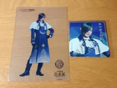 刀ミュ 2.5茶屋 夜半 クリアカード コースター ライブver. にっかり青江