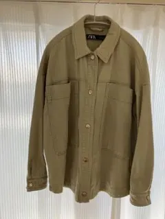 ZARA カーキ ジャケット Sサイズ