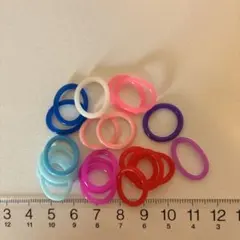 シリコンリング　アンブレラマーカー　ペットボトルマーカー　20個①