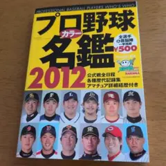 【お値下げ❗️】プロ野球カラー名鑑 2012 美品　保管品