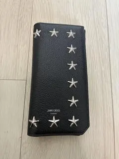 JIMMY CHOO ブラック 長財布 スタースタッズのサムネイル