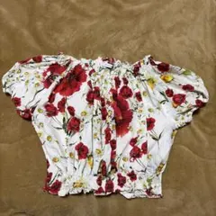 値下げ可能です】DOLCE&GABBNA花 オフショルダー アネモネ - メルカリ