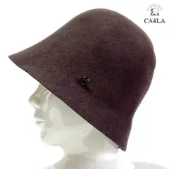 【美品】CA4LAカシラ日本製 ミニマムすっきりシルエットラビットフェルトハット