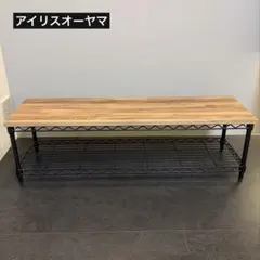 【美品】アイリスオーヤマ カラーメタルラック テレビ台のサムネイル