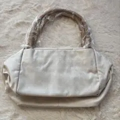 ラシット　ホワイト モノグラム　ハンドバッグ