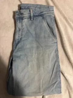 UNIQLO リラックスアンクルジーンズ ワイドフィット M