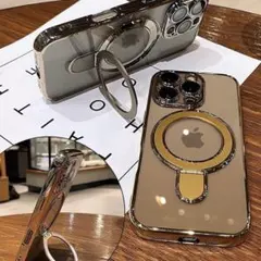 iPhone16promax スマホケース マグセーフ リング ソフトケース