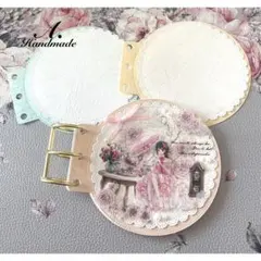 ⭐︎mama様専用ページ⭐︎ ダイカット丸型ミニメモノート【No.d21】