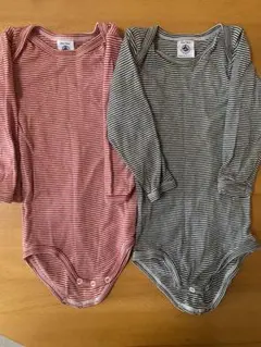 PETIT BATEAU 長袖ボディー ２枚