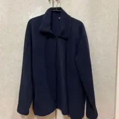 ユニクロ　男女兼用　ネイビー フリースジャケット