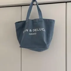 最終値下げDEAN & DELUCA トートバッグ ブルー HAWAII Ｓ