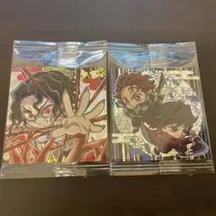 鬼滅の刃　ウエハース　鬼舞辻　竈門炭治郎&冨岡義勇