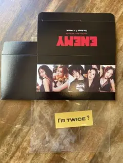 TWICE × I'mdonut？コラボドーナツ箱　限定ステッカー jihyo