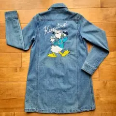 X-girl ‪✕‬ Disney コラボ ドナルド デニムワンピース