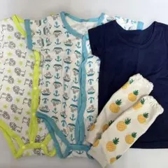 ユニクロ、西松屋　80cm肌着セット