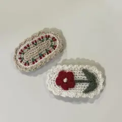 花 さくらんぼ ヘアピン パッチンピン キッズ ベビー ハンドメイド