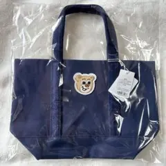 【新品未使用】フェイラー オールドテディ ワッペントートバッグ(小) ネイビー