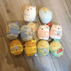 すみっコぐらし　マスコット　 ぬいぐるみ 10個セット