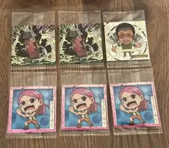 【ワンピース】ウエハース シール ボルサリーノ　くま　ボニー 6枚セット