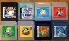 ポケットモンスター ゲームボーイソフト 8本セット