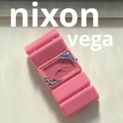 NIXON ベガ　ピンク　スワロフスキー付き