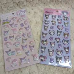 ぷくっとシールマイメロディ・クロミ キャラクターシールセット