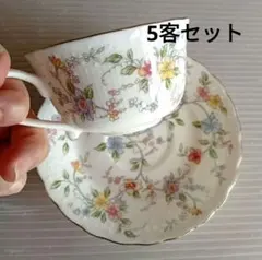 【美品】EXCEED BON Keitoコーヒーカップ 5客セット