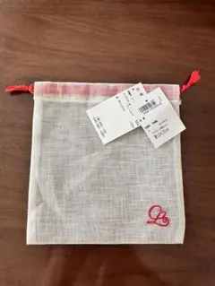 近沢レース　巾着袋 約10×10cm 1枚