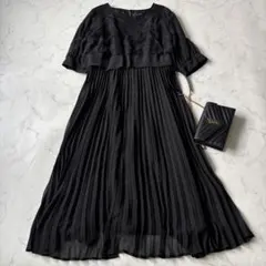 大きいサイズ　3L　AddRouge　レースドレスワンピース　ブラック◆7339