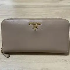 PRADA サフィアーノレザー 長財布 ベージュ