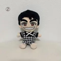 ちびスト ちびぬい 白黒チェック サロペット②