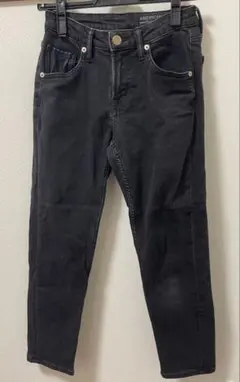 アメリカンホリック テーパードデニム xxs ブラック