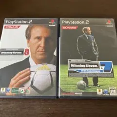PS2 2本セット ワールドサッカー ウイニングイレブン8+7インターナショナル