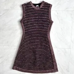 M MISSONI ラメニットワンピース 42 Y2K タイトのサムネイル