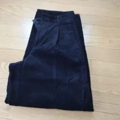 コーデュロイパンツ　黒