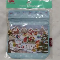 ディズニーシー　クリスマス　2013　ダッフィー　シェリーメイ　巾着