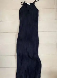 ニットキャミワンピ
