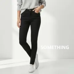 SOMETHING 美脚 スキニー デニムパンツ ストレッチ SDN310