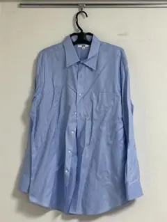 UNIQLO XL ライトブルー 長袖シャツ