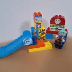 アンパンマン　ブロックラボ　てんどんまん　すべり台　工事パーツ　まとめ売り